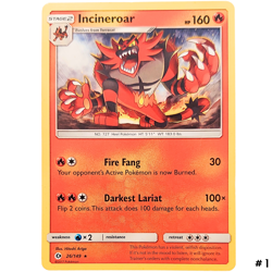 Holo Incineroar 26/149, Torracat 25/149, Litten 24/149 Pokemon TGC 6 Card Set LP - Image 2
