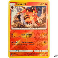 Holo Incineroar 26/149, Torracat 25/149, Litten 24/149 Pokemon TGC 6 Card Set LP - Image 4