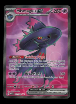 Mismagius ex 112/094 Phantasmal Flames Pokemon Holo - Image 1