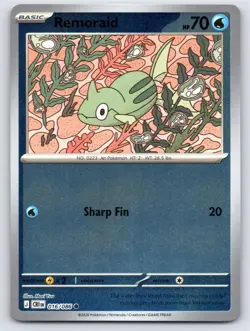 2026 POKEMON REMORAID CHAOS RISING 016/086 REVERSE HOLO COMMON NM A4270 FREE S&H - Image 1