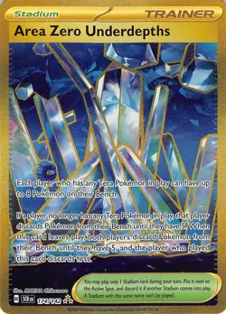 Area Zero Underdepths 174/142 Hyper Rare Stellar Crown Pokemon Near Mint - Image 1