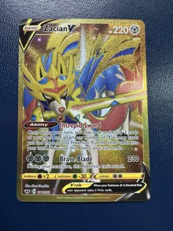 Zacian V 211/202 Holo - Pokemon Sword & Shield NM - Image 1