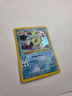 Pokemon Gyarados Base Unlimited 6/102 Holo Rare MP WOTC 1999 Holographic - Image 3