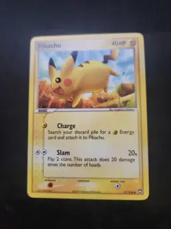 Pokemon TCG Pikachu 57/108 EX Power Keepers (LP) - Image 1