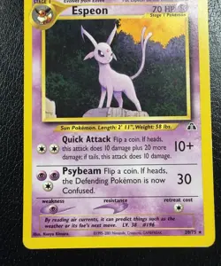 Espeon 20/75 Neo Discovery Unlimited MP - Image 3