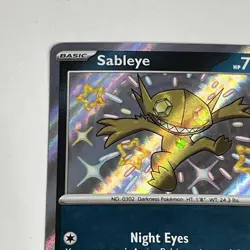 Sableye - Paldean Fates - Shiny Holo Rare - LP 184/091 - Pokemon TCG - Image 2
