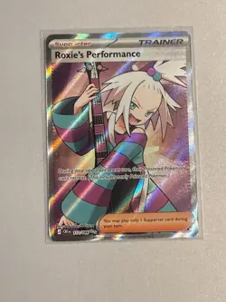 Roxie's Performance 112/086 Ultra Rare Chaos Rising Pokemon Holo Near Mint - Image 1