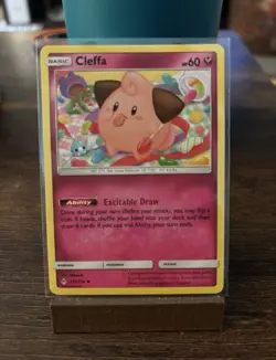 Cleffa 131/214 Unbroken Bonds 2019 English Uncommon Regular Excitable Draw - Image 1