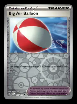 BIG AIR BALLOON 155/165 REVERSE HOLO UNCOMMON 151 NM/M - Image 1