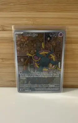 POKEMON - DHELMISE - 091/084 ILLUSTRATION RARE HOLO PITCH BLACK - NEW - Image 1