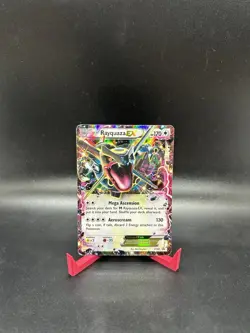 Pokemon TCG Rayquaza EX Shiny Black Star Promo Holo Card XY69 HP - Image 1