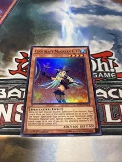 Yu-Gi-Oh! Chocolate Magician Girl Secret Rare Holo MVP1-EN052 1st Ed C15 2 - Image 3