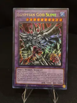 Konami Yu-Gi-Oh! Egyptian God Slime RA01-EN029 Secret Rare Holo 1st Ed - Image 1