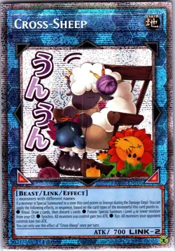 Cross-Sheep (Starlight Rare) RA05-EN106 Yu-Gi-Oh 1st Edition NM - Image 1