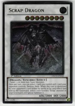 Scrap Dragon (UTR) DREV-EN043 Ultimate Rare 1st Edition YU-GI-OH - Image 1