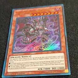 Konami Yu-Gi-Oh! Darkest Diabolos Lord of the Lair SR06-EN001 1st Ed Foil - Image 2
