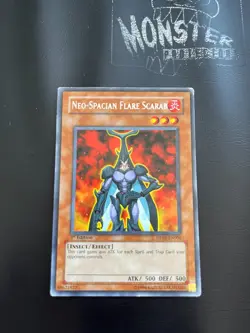 YUGIOH NEO-SPACIAN FLARE SCARAB RARE DP03-EN006 1ST EDITION - Image 1