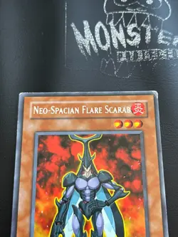 YUGIOH NEO-SPACIAN FLARE SCARAB RARE DP03-EN006 1ST EDITION - Image 3