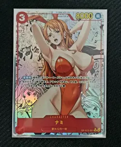 Bunny Nami Waifu Goddess Custom Manga Card - Image 1
