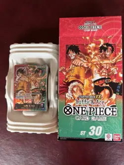ONE PIECE ENGLISH TCG: (ST-30) Starter Deck EX: Luffy & Ace BRICK ONLY - Image 1