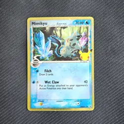 Pokemon Mimikyu TCG SWSH136 Celebrations Black Star Promo LP/NM - Image 1
