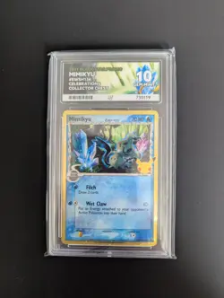 Pokemon TCG Mimikyu Delta Species SWSH136 Celebrations Black Star Promo ACE 10 - Image 1