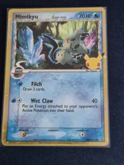 Pokemon Mimikyu TCG SWSH136 Celebrations Black Star Promo *ungraded* - Image 1