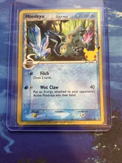 Pokemon TCG Mimikyu SWSH136 Celebrations Black Star Promo NM - Image 1