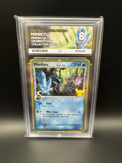 Pokemon TCG Celebrations Black Star Promo Mimikyu Card SWSH136 NM-MT 8 ACE - Image 1