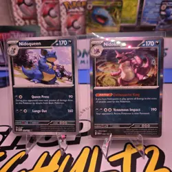 Nidoking 34/165 Rare Holo | 151 | Pokemon Card Nidoqueen 31 Reverse Holo - Image 1