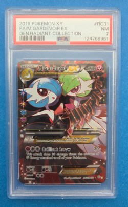 2016 Pokemon XY Generations Gardevoir EX Radiant Collection RC31/RC32 PSA 7 NM - Image 1