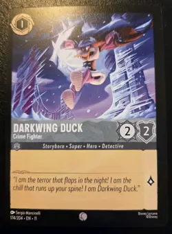 Darkwing Duck - Crime Fighter 174/204 Common Winterspell Disney Lorcana TCG - Image 1