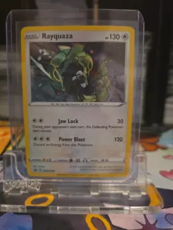 Pokemon TCG Rayquaza SWSH029 Promo Card - Image 1