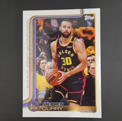 2025-26 Topps Basketball STEPH CURRY Oversized Jumbo Base Card #OTC-9 GSW - Image 1