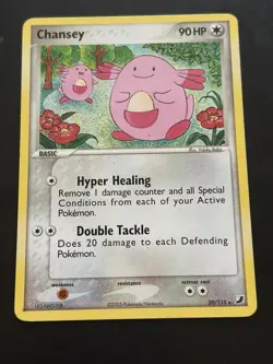 Chansey - 20/115 - Rare - Ex Unseen Forces - LP - Pokemon Card - Image 1