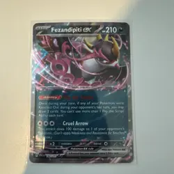 Pokemon TCG Fezandipity ex 038/064 Shrouded Fable Double Rare Holo NM - Image 1