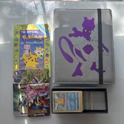 Vintage Pokemon Collection WOTC Mixed Lot of Holo Cards with Binder 500+ - Image 1