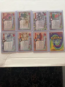 1998 Topps Pokemon Lot 8 Cards - Image 2