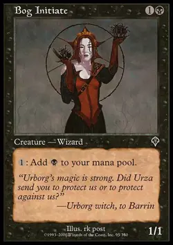 MTG magic cards 2x Bog Initiate Invasion Light Play, English - Image 1