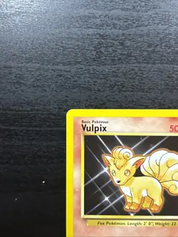 Vulpix 68/102 Common Base Set 4th Print 1999-2000 UK Pokemon Card - Image 2