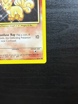 Vulpix 68/102 Common Base Set 4th Print 1999-2000 UK Pokemon Card - Image 4
