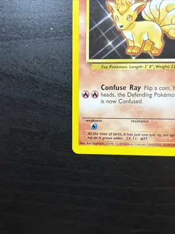 Vulpix 68/102 Common Base Set 4th Print 1999-2000 UK Pokemon Card - Image 5