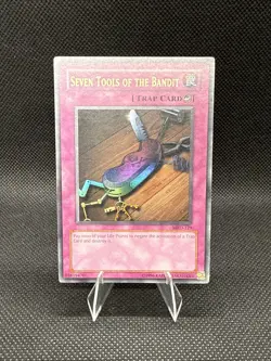 Seven Tools of the Bandit MRD-129 Yu-Gi-Oh Trap Card Classic Vintage Kadami - Image 1