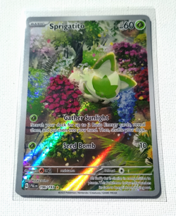 Sprigatito 196/193 - NM - Paldea Evolved Illustration Rare Pokemon Card - Image 2