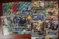 Jumbo Pokemon Card Lot - 16 Ex, Mega & GX/ 10 Starter Jumbo 25th First Partner - Image 1