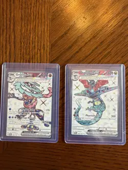 Greninja ex 198/167 & Dragapult ex 200/167 Twilight Masquerade 2-Card Lot - Image 1