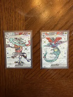 Greninja ex 198/167 & Dragapult ex 200/167 Twilight Masquerade 2-Card Lot - Image 2