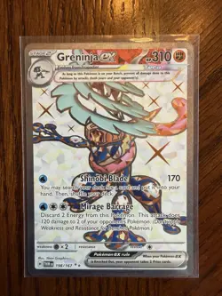 Greninja ex 198/167 & Dragapult ex 200/167 Twilight Masquerade 2-Card Lot - Image 3