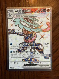 Greninja ex 198/167 & Dragapult ex 200/167 Twilight Masquerade 2-Card Lot - Image 5