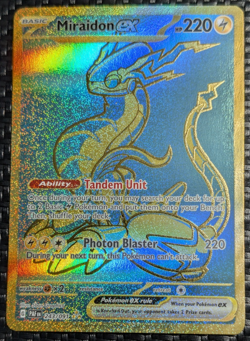Miraidon ex 243/091 SV: Paldean Fates Hyper Rare Holo Pokemon Card NM TCG - Image 1